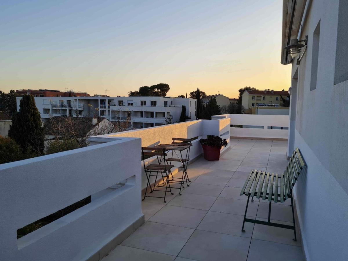 Апартаменти Duplex Toit Terrasse Vue Panoramique Монпельє Екстер'єр фото
